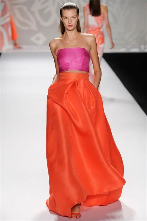 orange designer coats